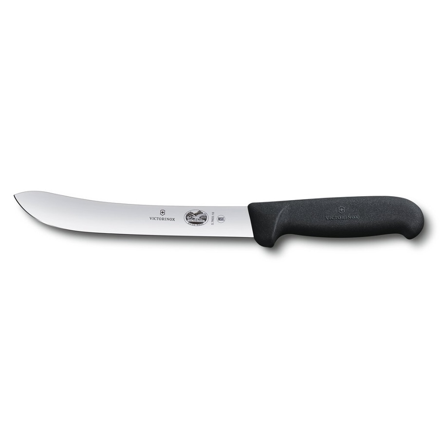 Victorinox Fibrox Slaktekniv 18 cm – sort